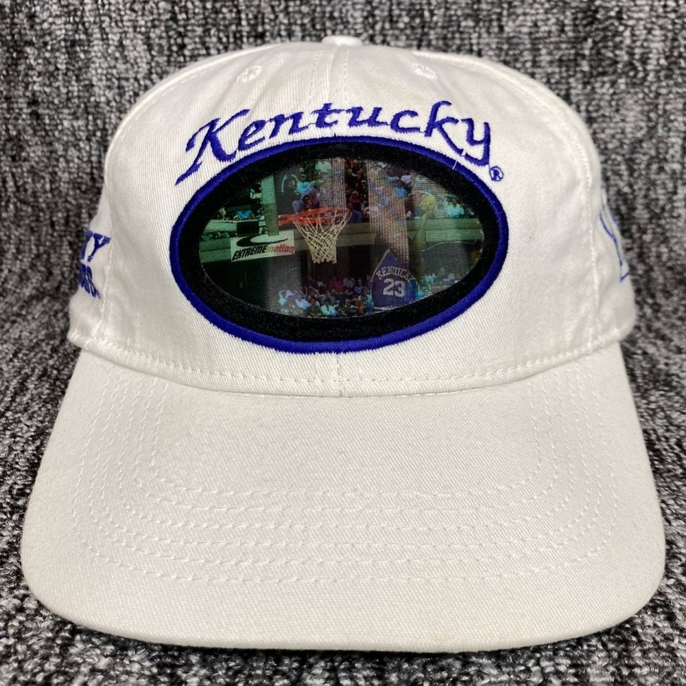 Vintage Kentucky Wildcats Derek Anderson 23 Hologram Snapback Hat 3D Motion 90s